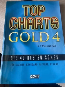 top charts gold 4 Die 40 Besten Songs Für Klavier, Keyboard, Gitarre, Gesang. - Bild 1 von 3