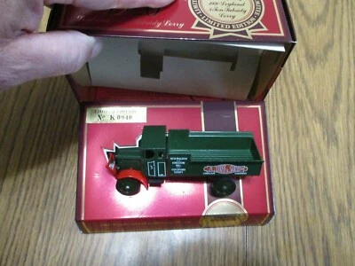 MATCHBOX MODELS OF YESTERYEAR 1920 Leyland 3 Ton Subsidy Lorry Green 1985 Y-9 - Image 1 of 4