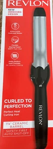 Revlon:VS NewRVIR1081, Perfect Heat Curling Iron 1-1/4 inch -New Improved Design - Picture 1 of 7