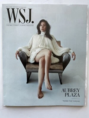 WSJ Magazine Wall Street Journal 2024 Fall Issue 155 Aubrey Plaza gyuhj - Image 1 of 4