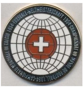 Pin (badge) FIFA World Cup 1954 Switzerland Logo - Picture 1 of 1