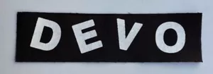Devo Tuch Aufnäher Abzeichen Punk Rock ca. 2"" x 7"" (CP215) - Bild 1 von 1