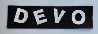 Devo Cloth Patch Sew On Badge Punk Rock Approx 2" X 7" (CP215)