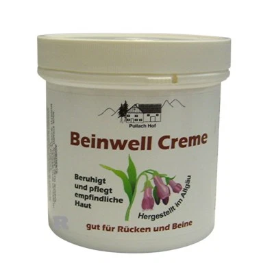 STOLZ GMBH 4 x 250ml Beinwell Creme vom Pullach Hof Hautpflege Fußpflege Beinpflege Creme