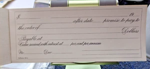 Gibson's Notes Promissory Notes Form 504E Book NOS 1920s-1940s - Picture 1 of 4