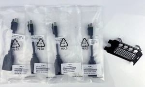 PNY mini DisplayPort to DisplayPort adapter with I/O plate, set of 4 - New - Picture 1 of 3