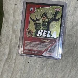 2013 Marvel Kayou Dimension Zero Hela Holo Foil Silver Stamp Rare #BP24-058 - Bild 1 von 2