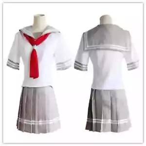 Lovelive! sunshine Aqours Salior School Uniform Costume Cosplay summer Ver Anime - Picture 1 of 8