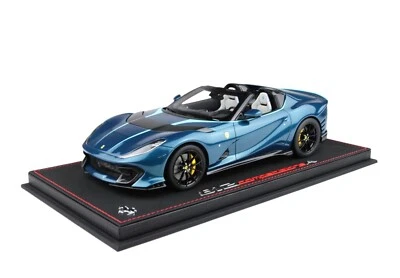 18 BBR Ferrari 812 Competizione A Aperta Blu Capri blue - Limited 90 pcs. - Image 1 of 4
