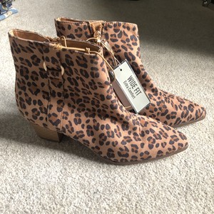leopard print ankle boots primark