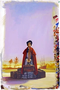 Len Thurston "Secret Woman; Publisher: Collins, Vic Holt Series" illustration - Picture 1 of 3