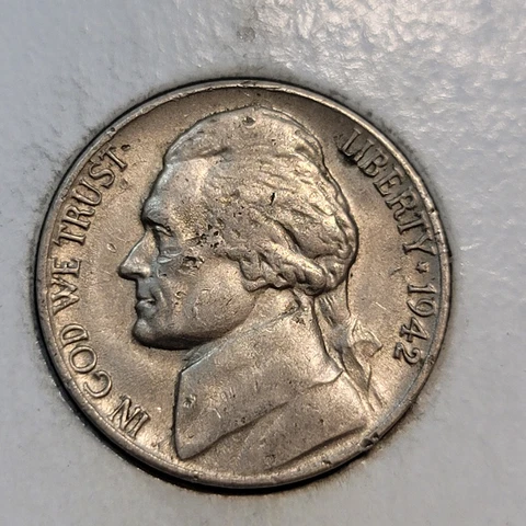 1942 D Denver Mint Jefferson Nickel Cover