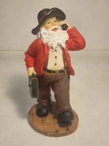 Businessman Santa Claus Resin Figurine - Picture 1 of 5