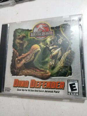 Jurassic Park III: Dino Defender (Windows/Mac, 2001) PC CD Game Dinosaurs - Image 1 of 4