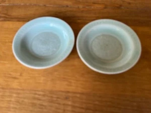 Kleine Celadon Sojasauce oder Tauchteller 2er Set - Bild 1 von 4