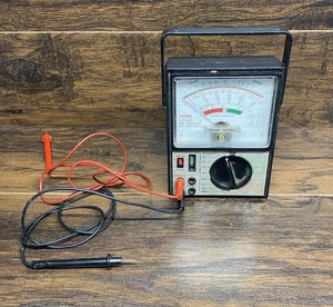 - FOR PARTS - VINTAGE SEARS ANALOG PORTABLE 41 RANGE Multimeter Tester #9-82364 - Bild 1 von 16