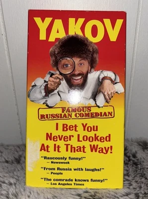 Yakov: I Bet You Never Looked At It That Way (1998) VHS - Stand Up Comedy - Image 1 of 4