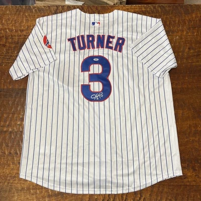 Justin Turner Signed Chicago Cubs Jersey PSA DNA Autographed - Image 1 of 4