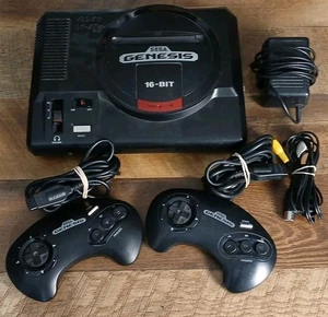 Sega Genesis Modelo 1 MK-1601 con 2 mandos, cables, AV y alimentación.  Probado - Imagen 1 de 12