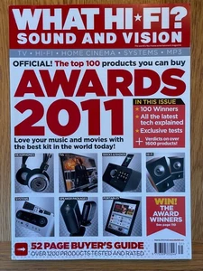 WHAT Hi Fi AWARDS 2011 Magazin.  Top Zustand  27 dif Jahre verfügbar 1995 bis 2021 - Bild 1 von 6