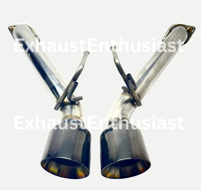 Axle Back Exhaust for 2009-2020 Nissan 370Z Stainless Steel with no Silencer - Image 1 of 4