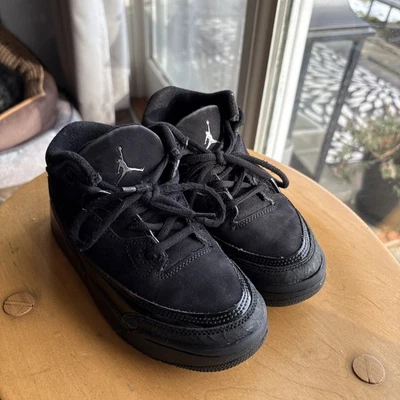 Nike Niños Air Jordan 3 Retro DM0966-001 Negro Gato Tenis Zapatos Talla 12C  Foto 1 de 4