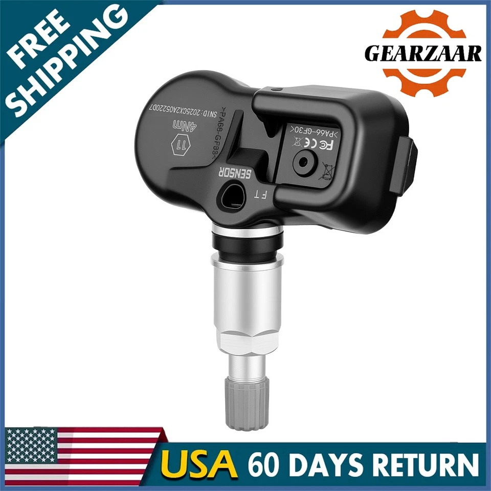 Juego de 4 sensores de presión de neumáticos TPMS de 315 MHz/433 MHz para Toyota Camry RAV4 Tacoma Foto 1 de 4