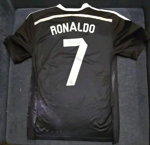 2014/15 Real Madrid Terzo Ronaldo Yamamoto Drago Nero 3° Taglia M #7 CR7 - Foto 1 di 9