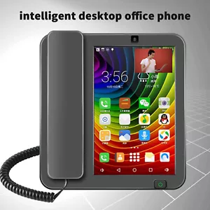 Touch intelligent desktop office phone 4G wireless phone with SIM card phone 86 - Picture 1 of 7