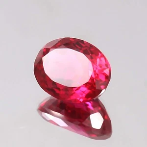 Pigeon Red Mozambique Ruby Oval Cut 12x9mm | AAA Flawless Loose Gemstone Jewelry - Picture 1 of 24