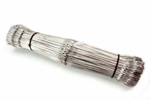 Wire Heddles for Weaving Looms 8.5"  Inserted Eye  Bundle of 200