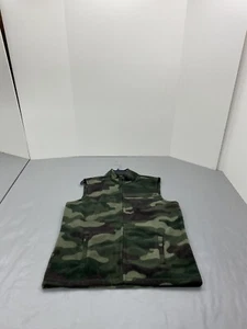 Outdoor Life Vest Mens Medium Camouflage Full Zip Fleece Vest Sears Outdoor Camo - Picture 1 of 9