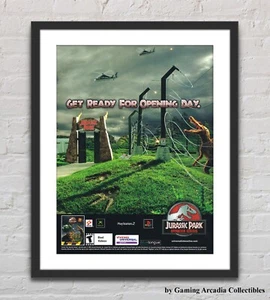 Póster publicitario promocional brillante Jurassic Park Operation Genesis PS2 XBOX G7180 - Imagen 1 de 6
