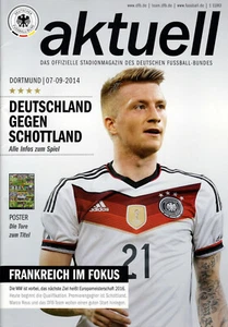 Germany v Scotland 2016 European Championship Qualifier (07.09.2014) German Mint - Picture 1 of 1