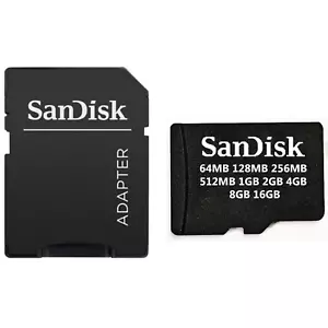 Micro SD Memory Card with Adapter 64MB 128MB 256MB 512MB 1GB to 16 GB For Camera - Picture 1 of 10