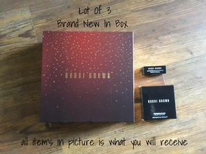Bobbi Brown Bronze Glow Highlight Powder & Lip Color Lipstick Gift Set New - Picture 1 of 6