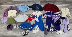 AMERICAN GIRL DOLL CLOTHES/ ACCESSORY LOT GYMNASTICS GO ANYWHERE ICE BLUE PANTS - Picture 1 of 7