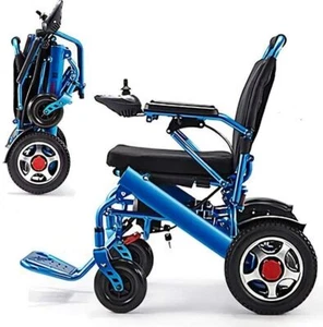 Folding Electric Powered Mobility Wheelchair Lightweight Wheel Chair Motorized - Picture 1 of 12