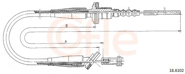 Cofle Cable De Embrague Para Suzuki Swift II Hatchback EA MA - Imagen 1 de 1