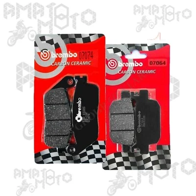 KIT PASTIGLIE FRENO BREMBO CARBON HONDA SH 300 I SH300 2017 2018 2019 SH300I