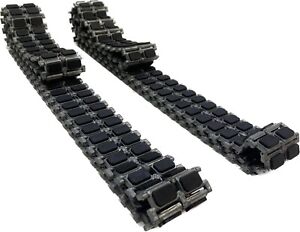 METAL TRACKS With Rubber Pads for HengLong 1/16 RC Abrams or Leopard 2A6 Tank