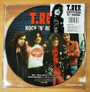 T. REX 7" Rock 'n' Roll E.P PICTURE DISC Limited Edn 450 Made MAILS SAME DAY - Picture 1 of 5