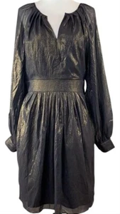 W118 Walter Baker Metallic Shimmer Naya Dress Size M - Picture 1 of 3
