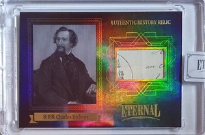 2024 Eternal Charles Dickens #RELICS BLUE /75 Authentic History Relic - Sealed - Picture 1 of 4