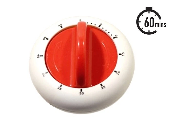 CONTAMINUTI TIMER MECCANICO CON SUONERIA PER CUCINA 60 MINUTI (NO BATTERIE) - Immagine 1 di 1