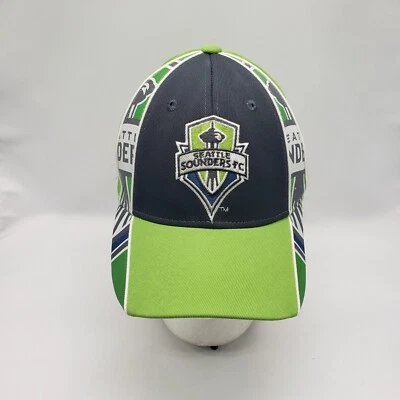 Adidas Seattle Sounders FC MLS Soccer Hat Cap Size Small-Medium  - Image 1 of 4
