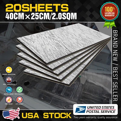 Self-adhesive Sound Deadener Durable Thermal Insulation Foam for Audio Interior — 第 1/4 张图片