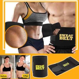 FASCIA CINTURA ADDOMINALE FITNESS BRUCIA GRASSI DIMAGRANTE PANCIA UOMO DONNA - Foto 1 di 7
