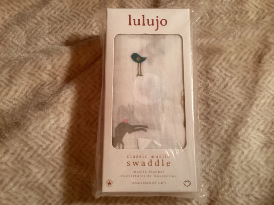 Lulujo Baby Cotton Muslin Swaddling Blanket Little Fawns Free2dayship Taxfree