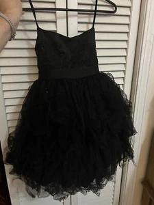 Luna Luna Girls Black Sequin and tule Size 10 Dance/ Party Dress - Picture 1 of 5